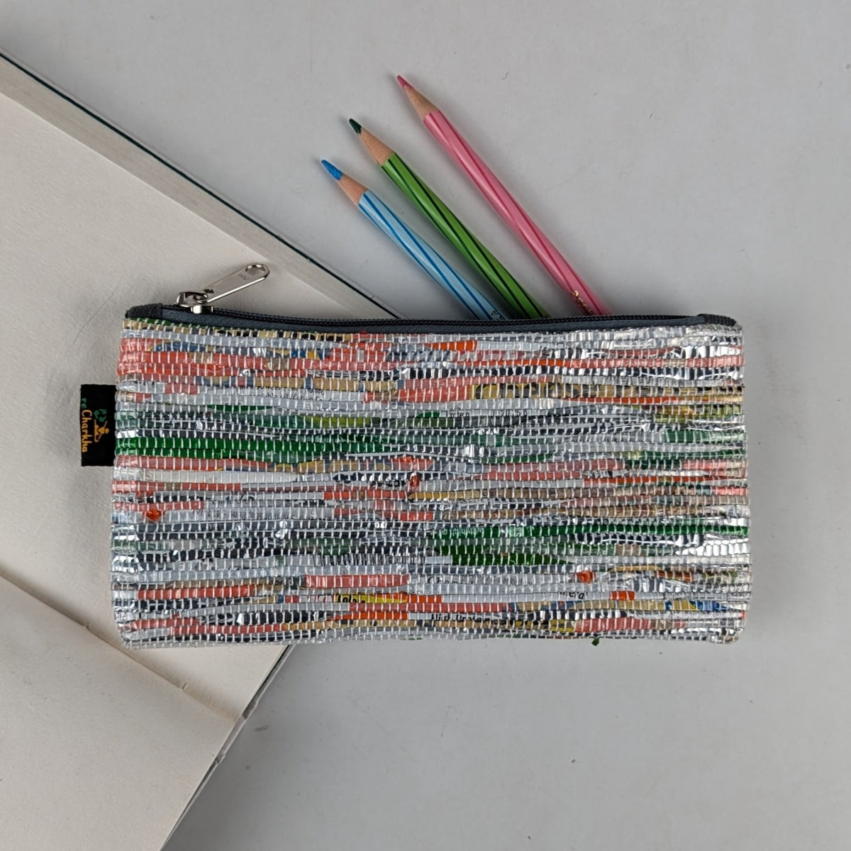 Upcycled Handwoven Pencil Pouch (PP0325-012) PS_W