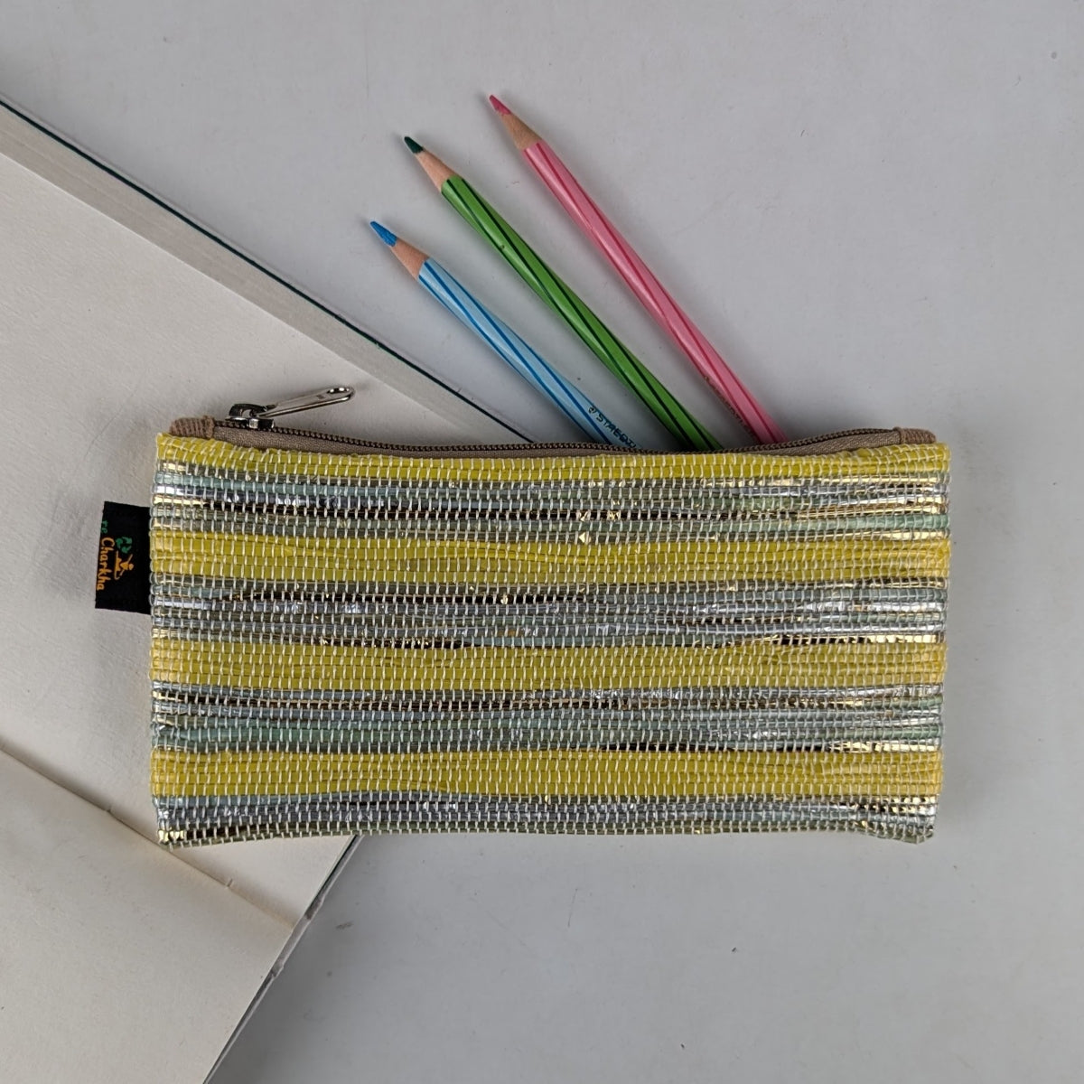 Upcycled Handwoven Pencil Pouch (PP0325-023) PS_W