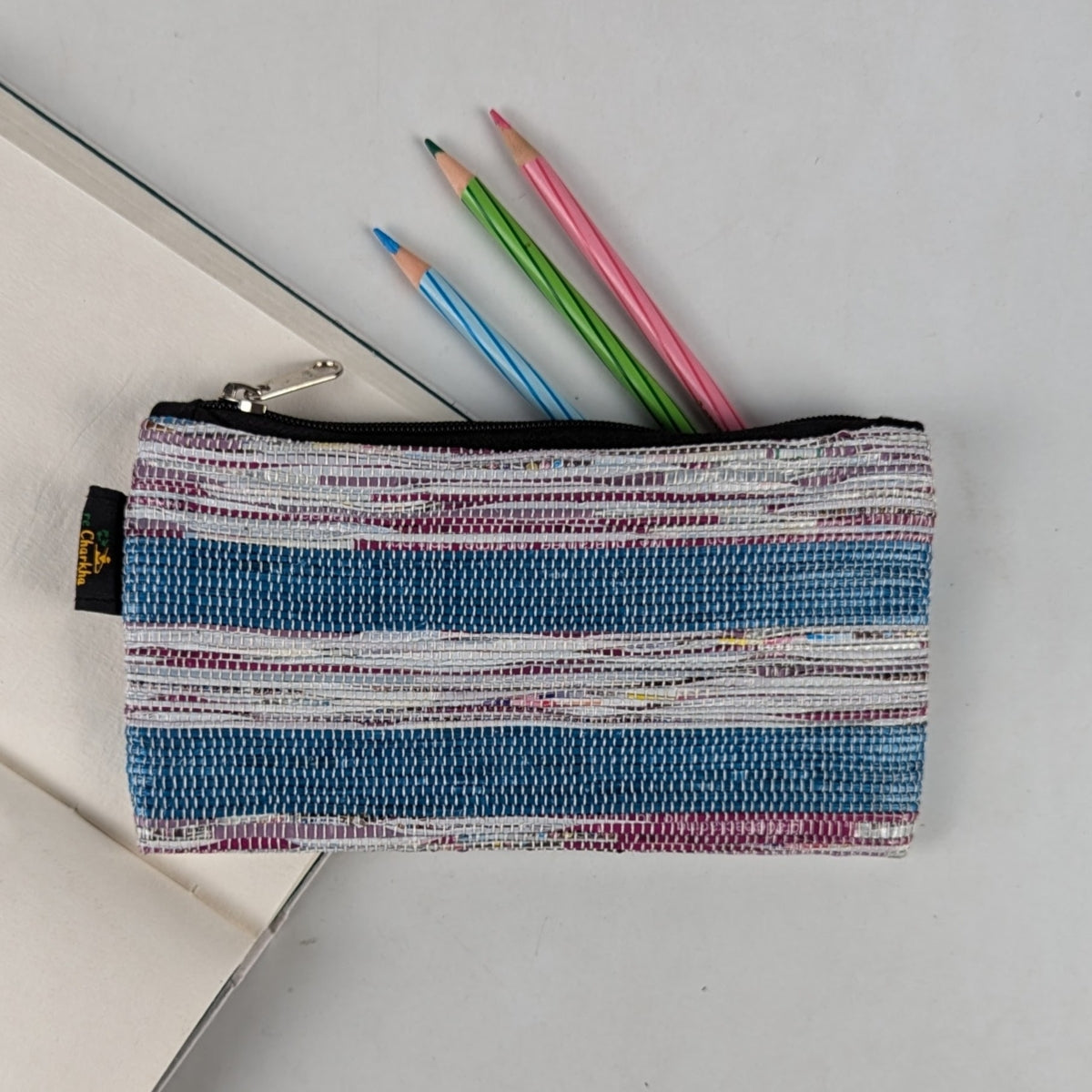 Upcycled Handwoven Pencil Pouch (PP0325-024) PS_W