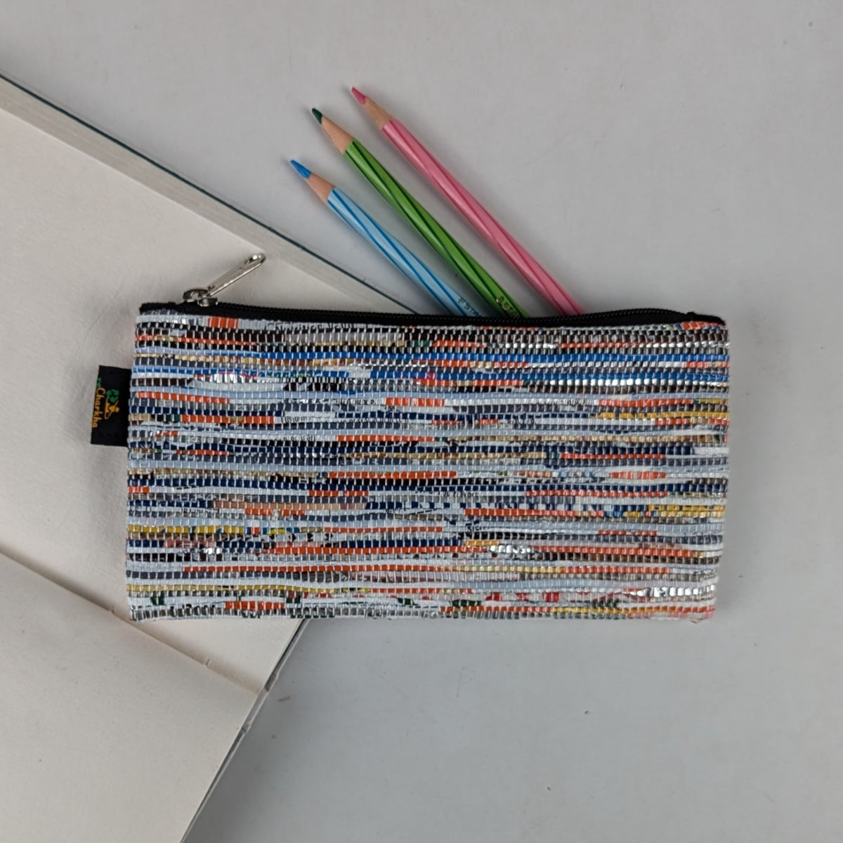 Upcycled Handwoven Pencil Pouch (PP0325-026) PS_W