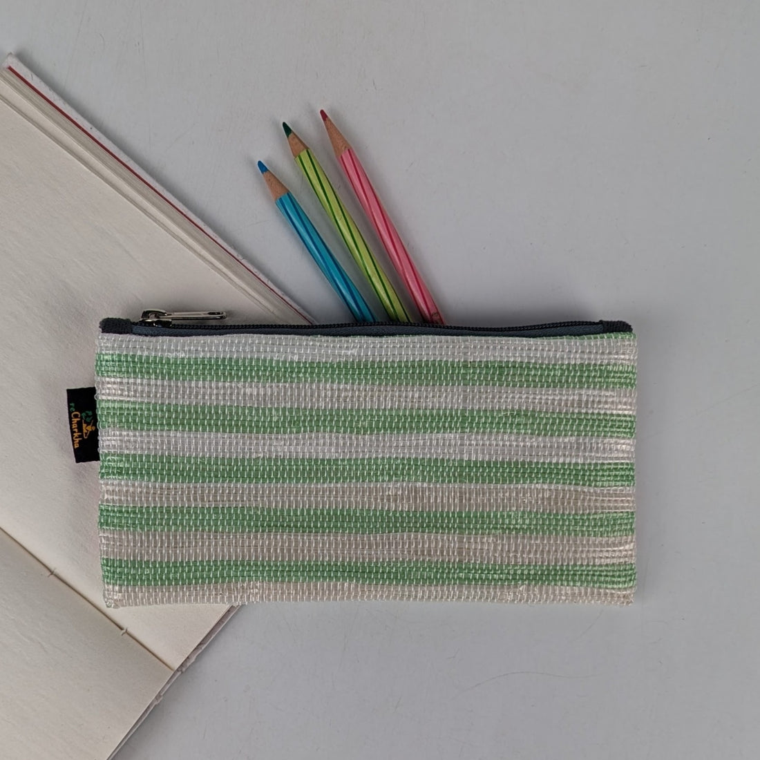 Upcycled Handwoven Pencil Pouch (PP0825-019) PS_W