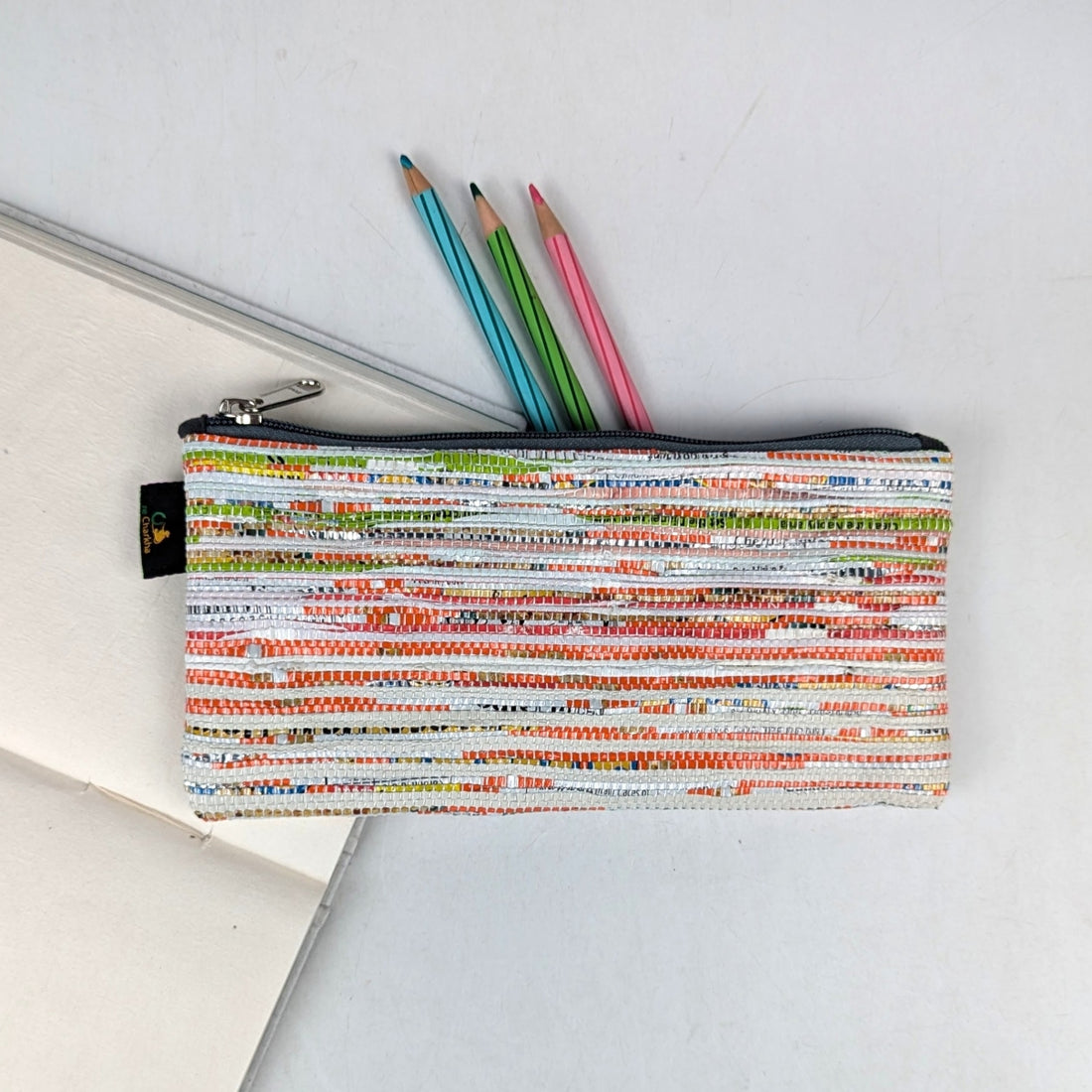 Upcycled Handwoven Pencil Pouch (PP0925-023) PS_W