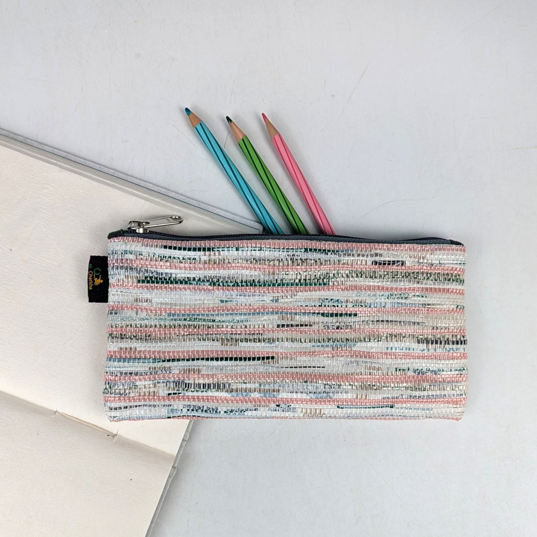 Upcycled Handwoven Pencil Pouch (PP0925-027) PS_W