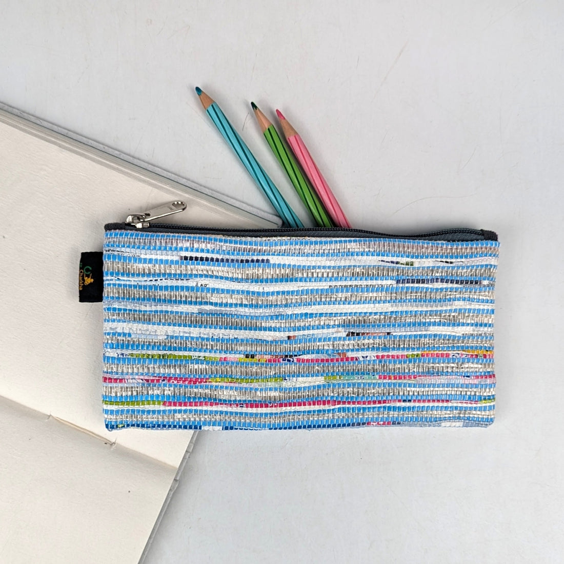Upcycled Handwoven Pencil Pouch (PP0925-028) PS_W