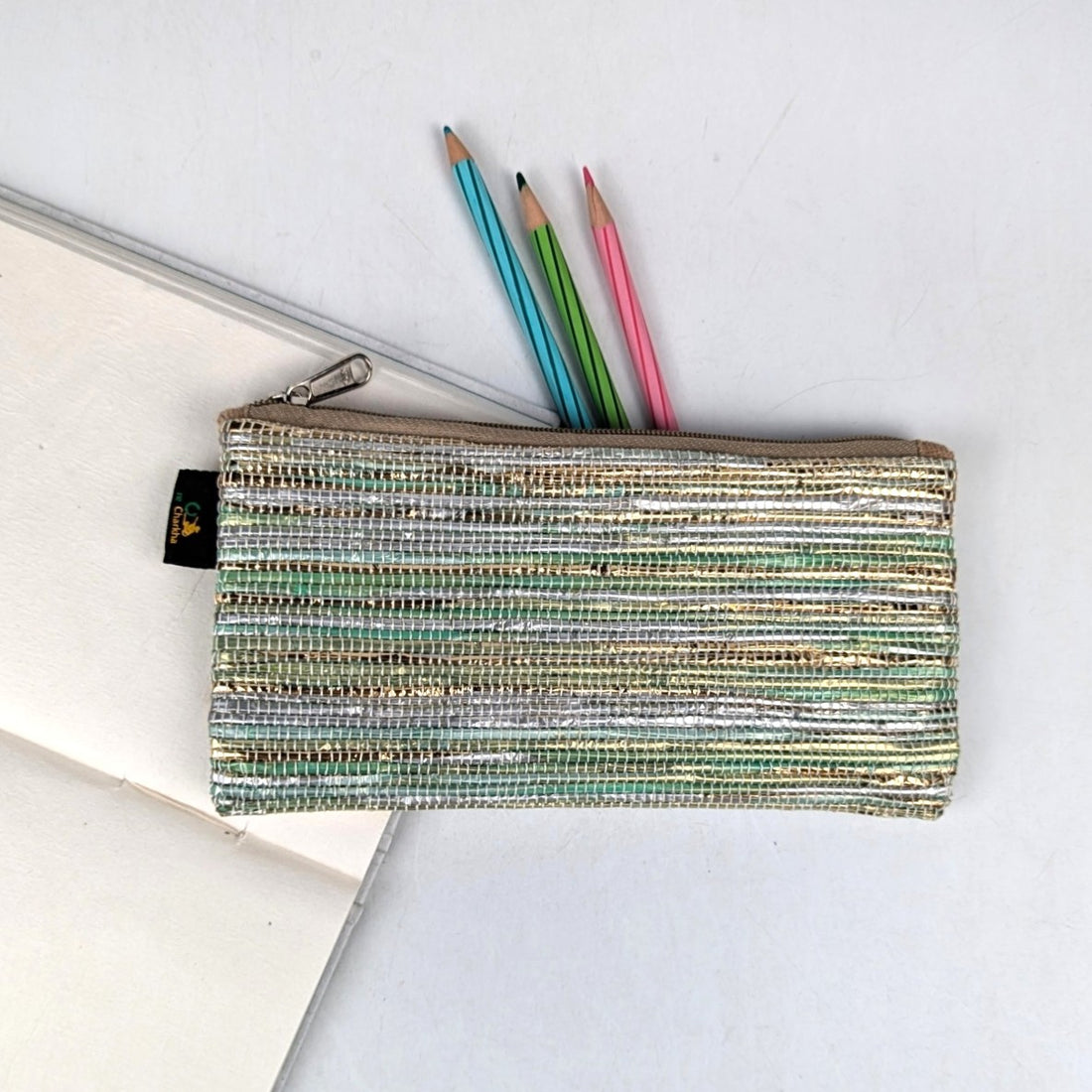 Upcycled Handwoven Pencil Pouch (PP0925-038) PS_W