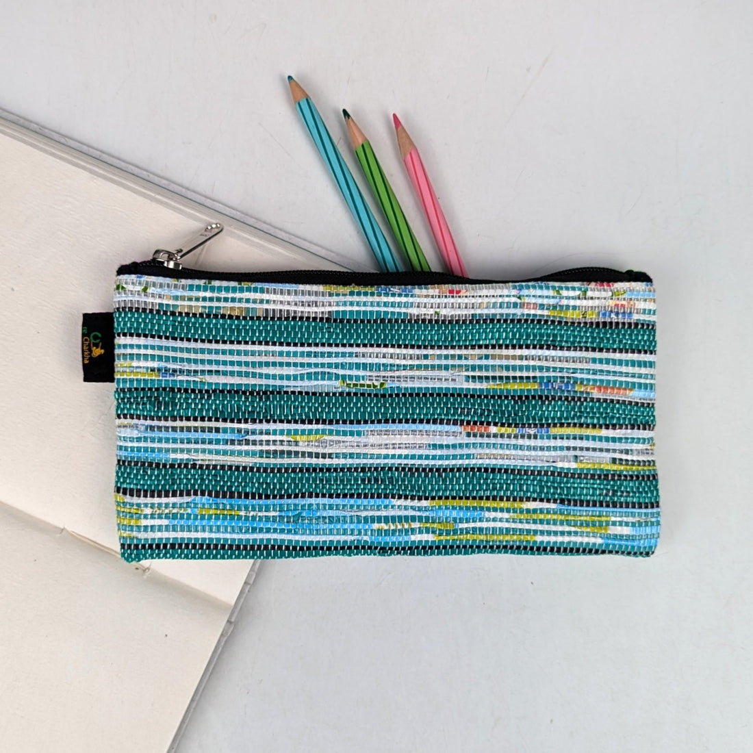 Upcycled Handwoven Pencil Pouch (PP0925-040) PS_W