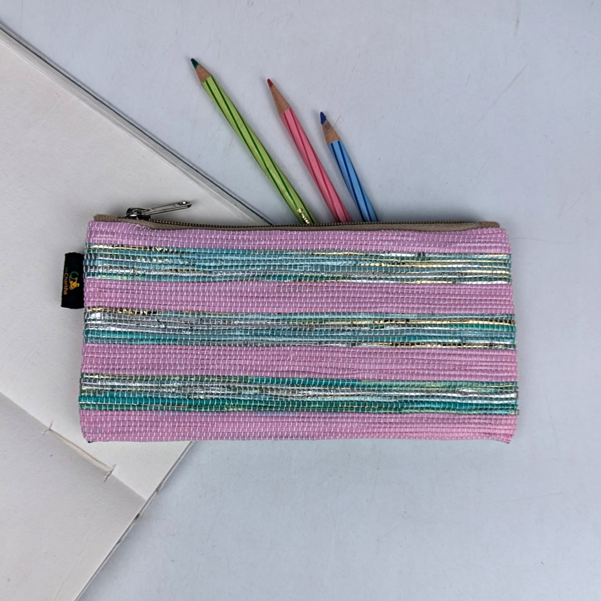 Upcycled Handwoven Pencil Pouch (PP1125-007) PS_W