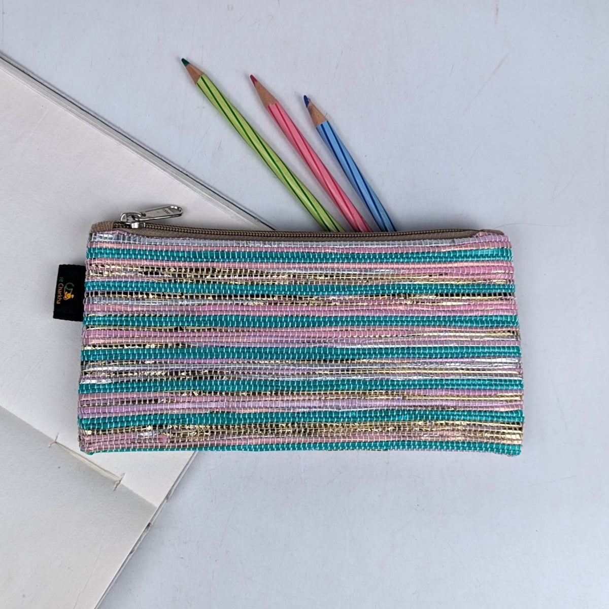 Upcycled Handwoven Pencil Pouch (PP1125-009) PS_W