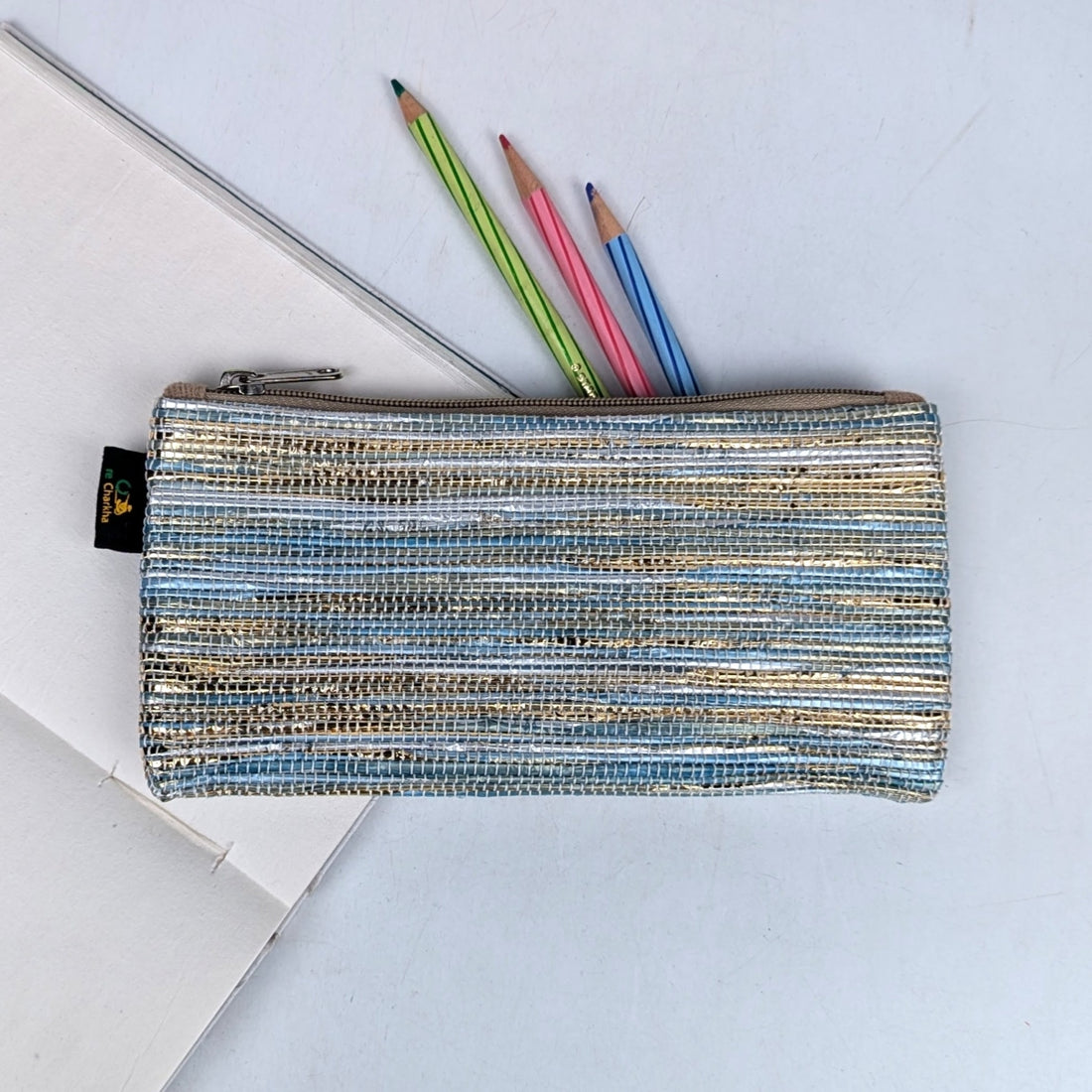 Upcycled Handwoven Pencil Pouch (PP1125-011) PS_W