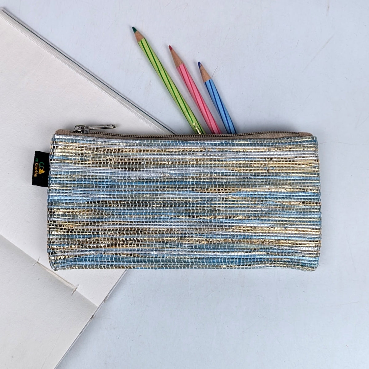 Upcycled Handwoven Pencil Pouch (PP1125-011) PS_W