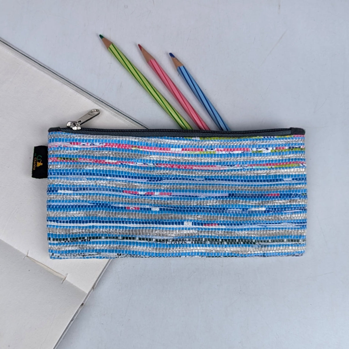 Upcycled Handwoven Pencil Pouch (PP1125-013) PS_W