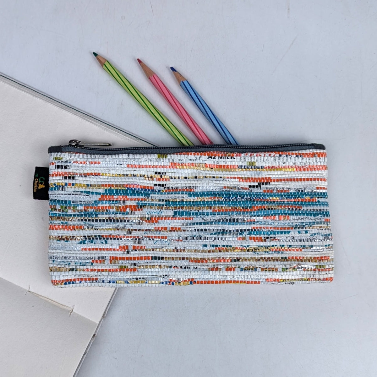 Upcycled Handwoven Pencil Pouch (PP1125-015) PS_W
