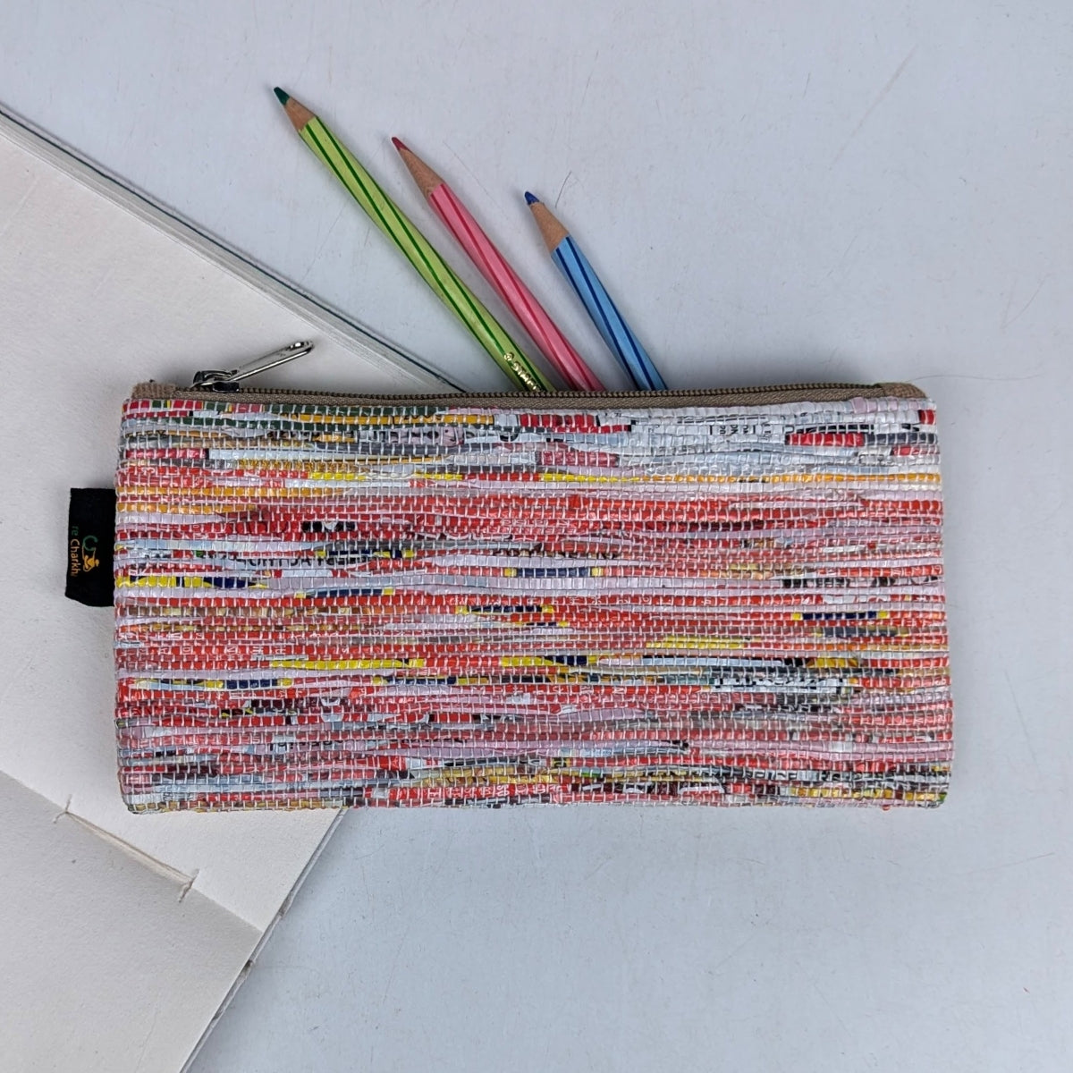 Upcycled Handwoven Pencil Pouch (PP1125-017) PS_W
