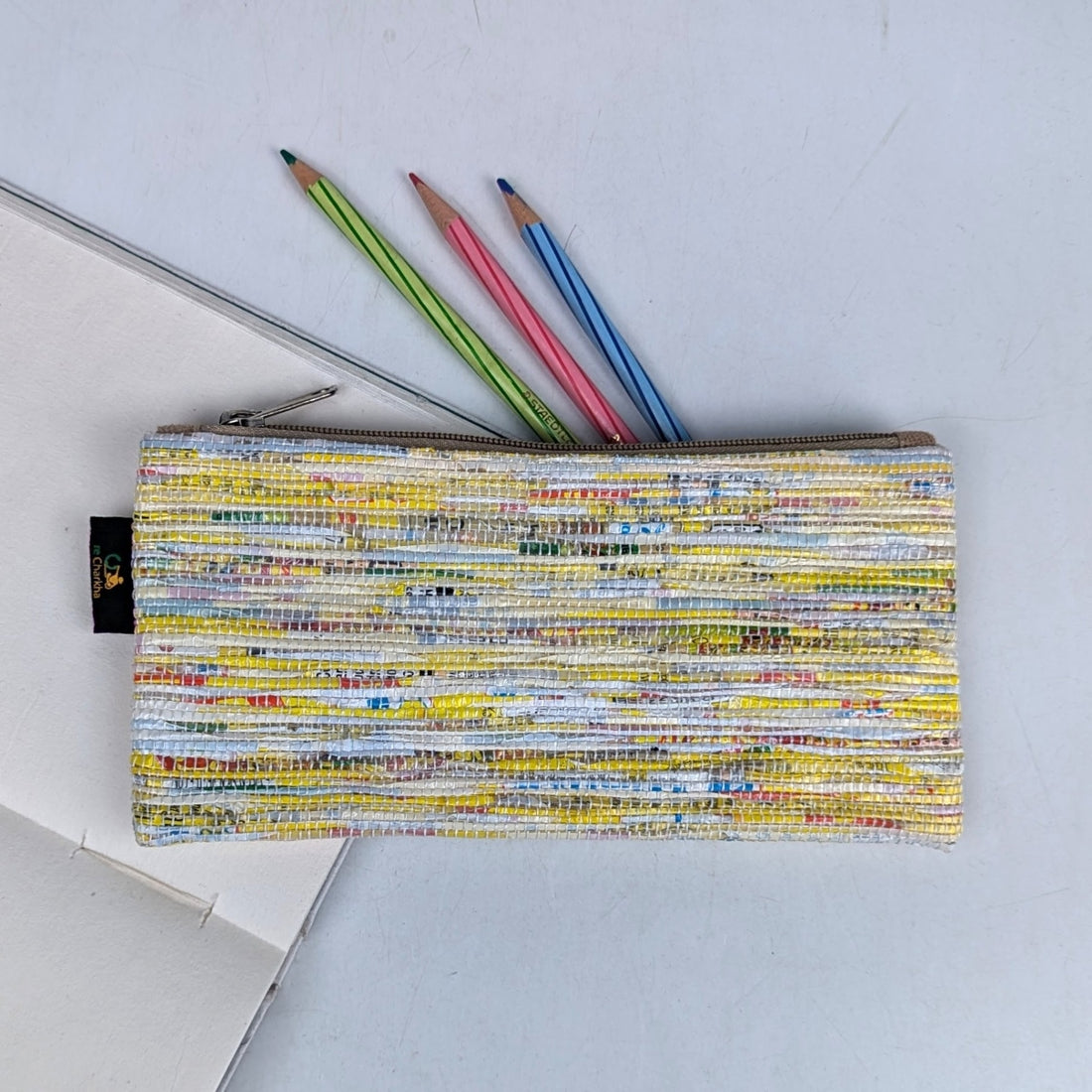 Upcycled Handwoven Pencil Pouch (PP1125-019) PS_W