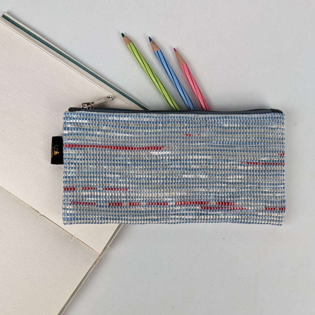 Upcycled Handwoven Pencil Pouch (PP1225-002) PS_W