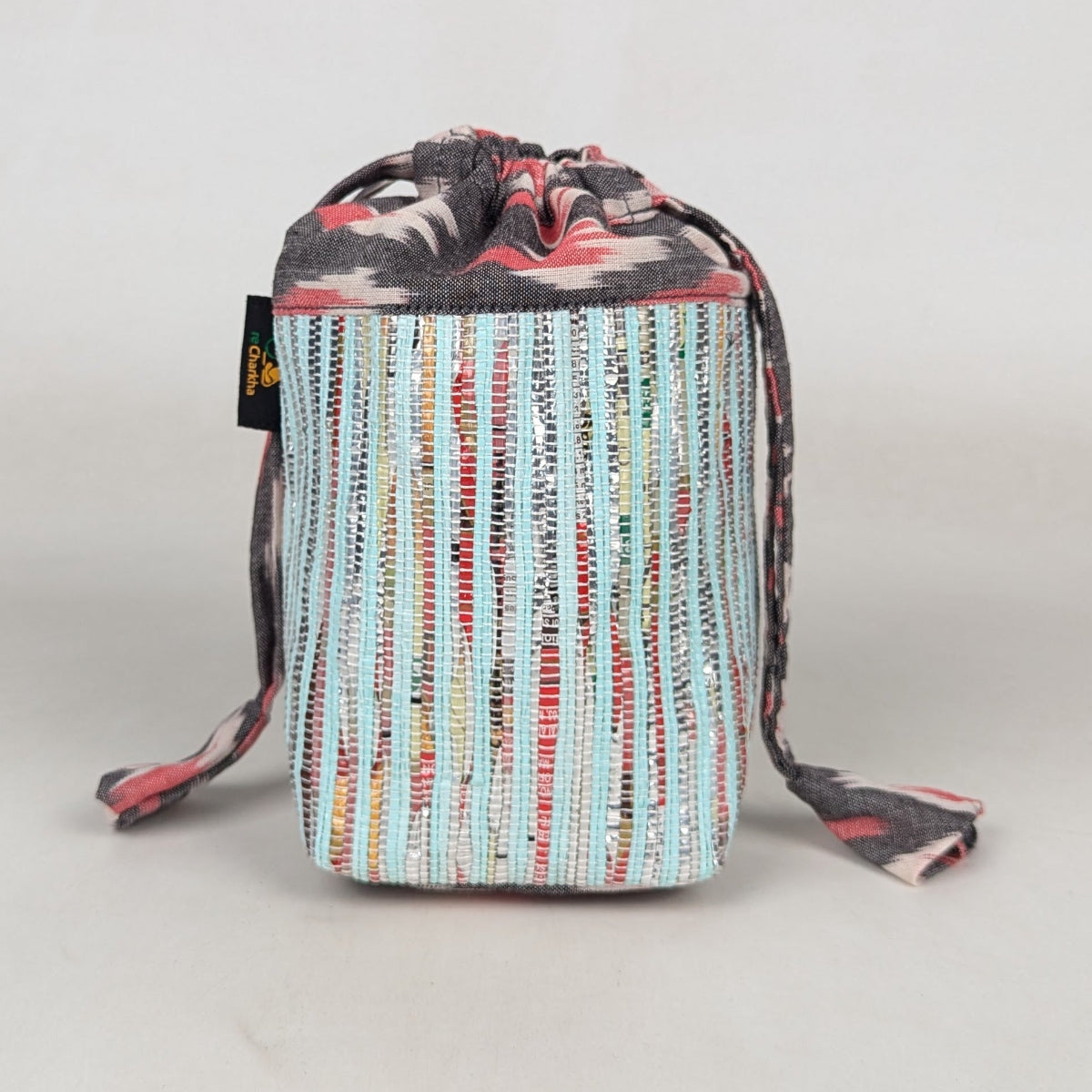 Upcycled Handwoven Potli Bag (P0326-012) PS_W