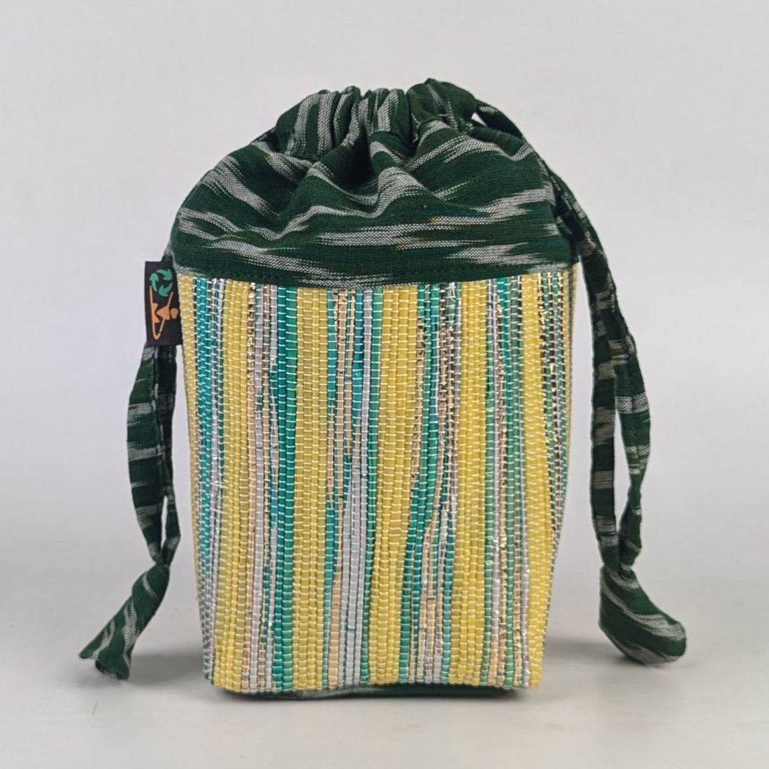 Upcycled Handwoven Potli Bag (P0525-003) PS_W