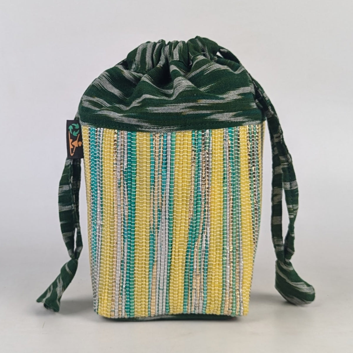 Upcycled Handwoven Potli Bag (P0525-003) PS_W
