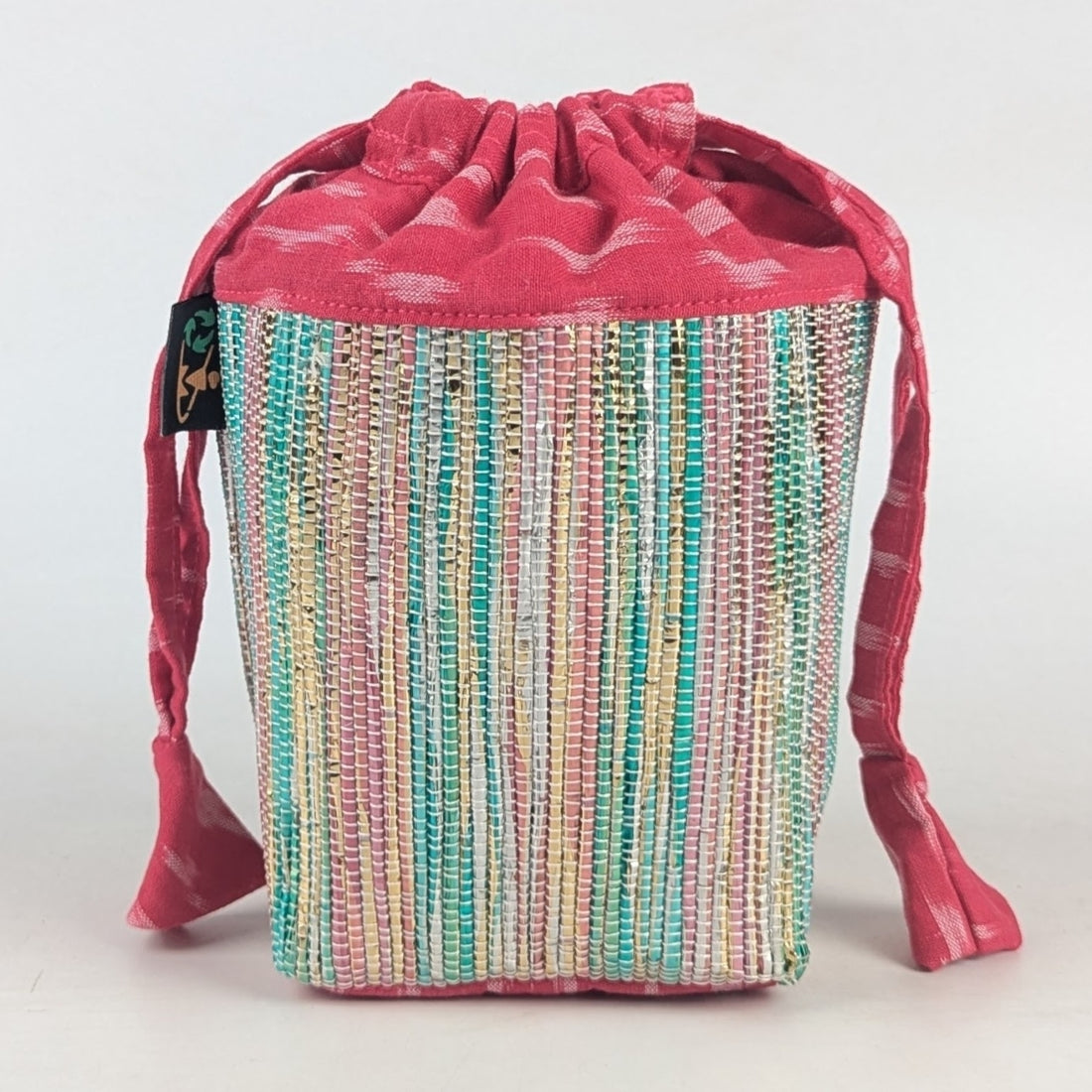 Upcycled Handwoven Potli Bag (P0525-005) PS_W
