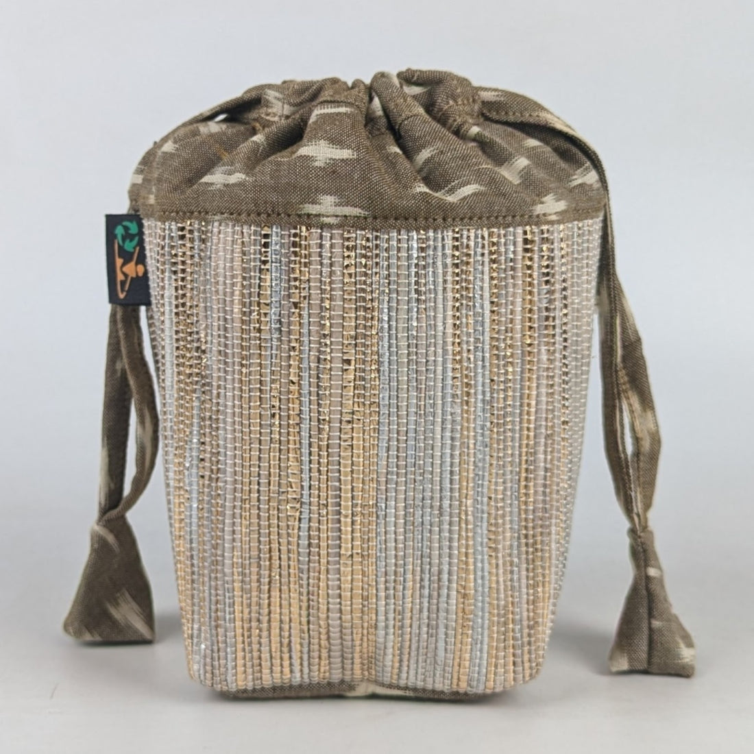 Upcycled Handwoven Potli Bag (P0525-006) PS_W