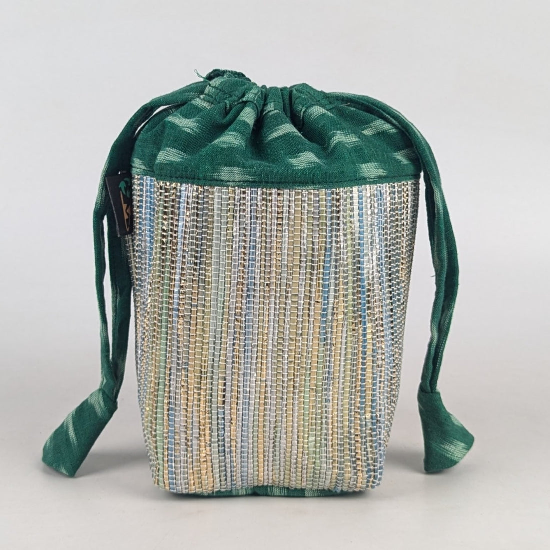 Upcycled Handwoven Potli Bag (P0525-008) PS_W
