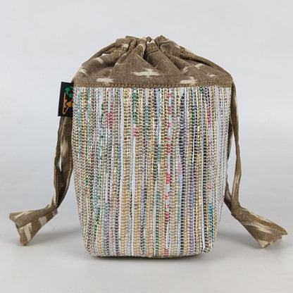 Upcycled Handwoven Potli Bag (P0525-014) PS_W