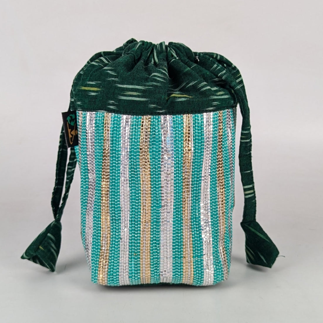 Upcycled Handwoven Potli Bag (P0525-015) PS_W