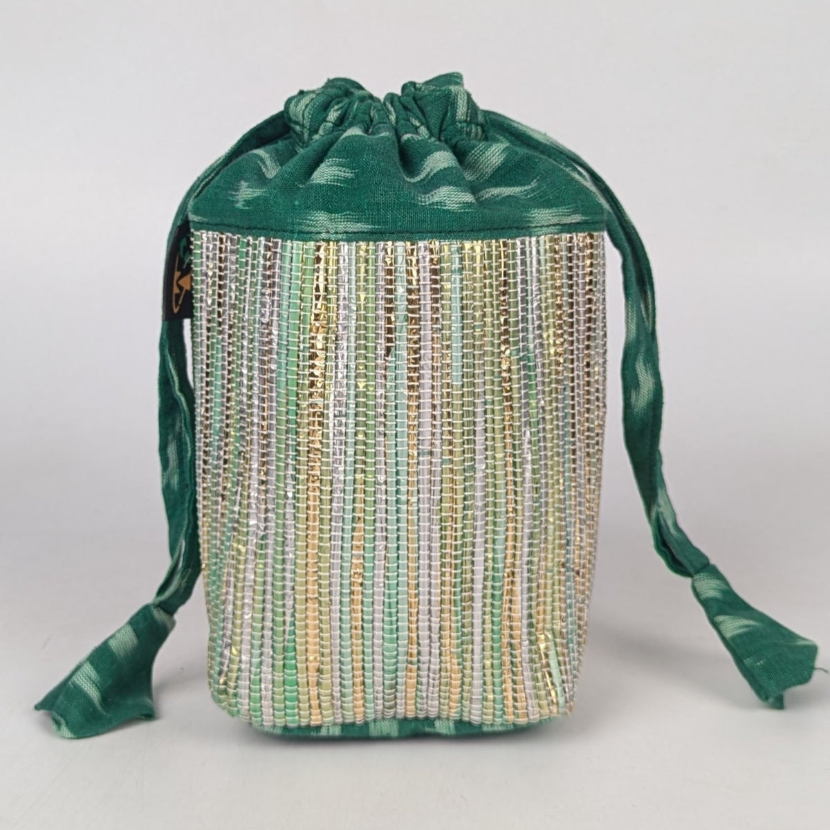 Upcycled Handwoven Potli Bag (P0925-005) PS_W