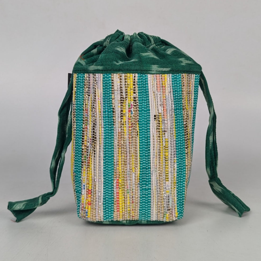 Upcycled Handwoven Potli Bag (P0925-007) PS_W