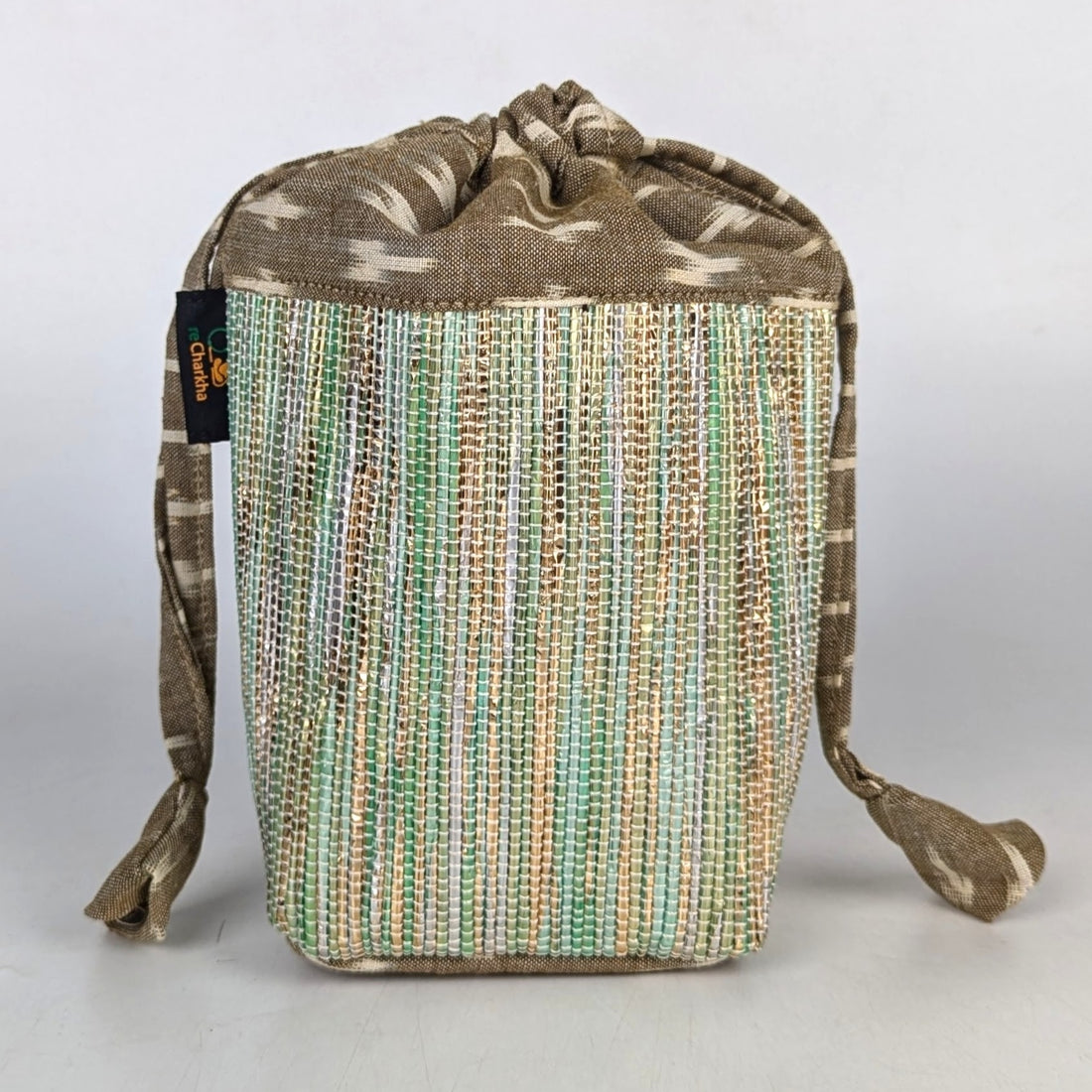 Upcycled Handwoven Potli Bag (P1025-001) PS_W