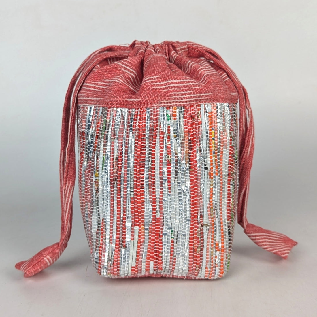 Upcycled Handwoven Potli Bag (P1025-002) PS_W