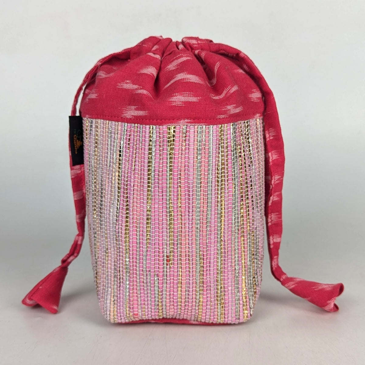 Upcycled Handwoven Potli Bag (P1025-004) PS_W