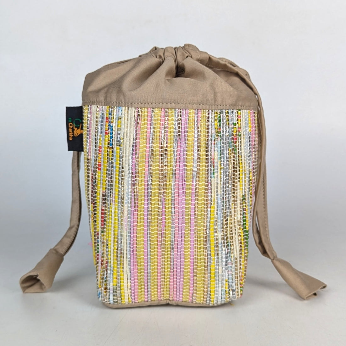 Upcycled Handwoven Potli Bag (P1025-005) PS_W
