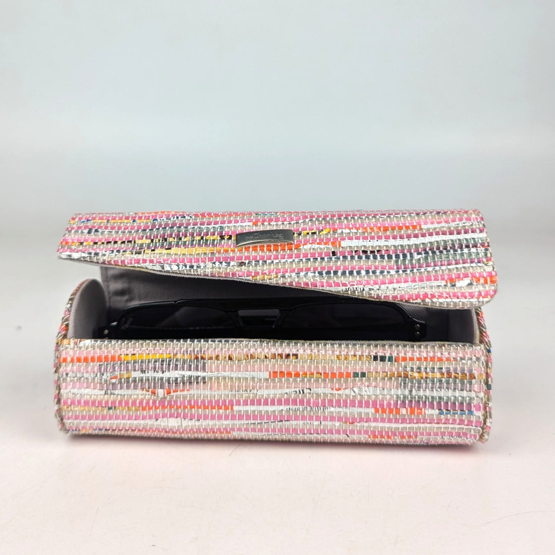Upcycled Handwoven Sunglass Case (SGC0825-004) PS_W
