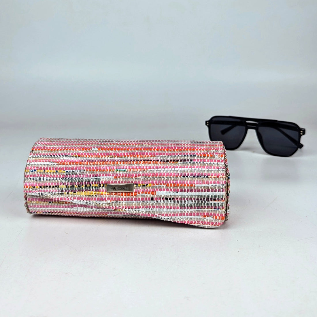 Upcycled Handwoven Sunglass Case (SGC0825-004) PS_W