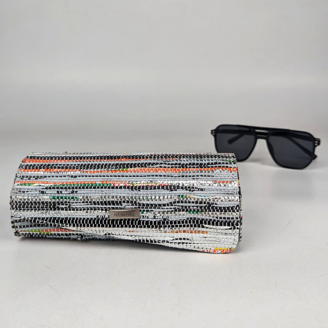 Upcycled Handwoven Sunglass Case (SGC0825-005) PS_W