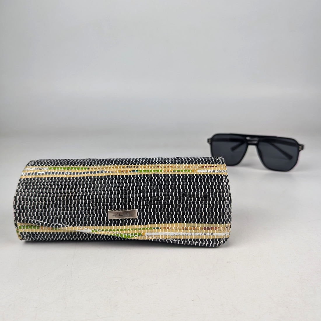 Upcycled Handwoven Sunglass Case (SGC0825-009) PS_W