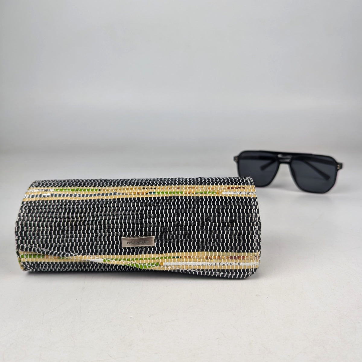 Upcycled Handwoven Sunglass Case (SGC0825-009) PS_W