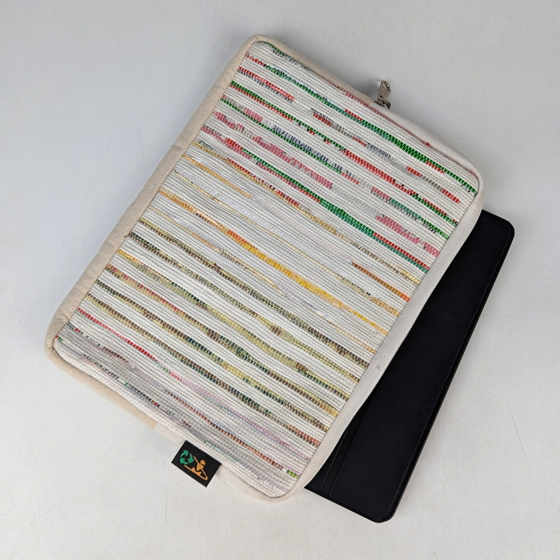 Upcycled Handwoven Tablet Sleeve (TS0925-006) PS_W
