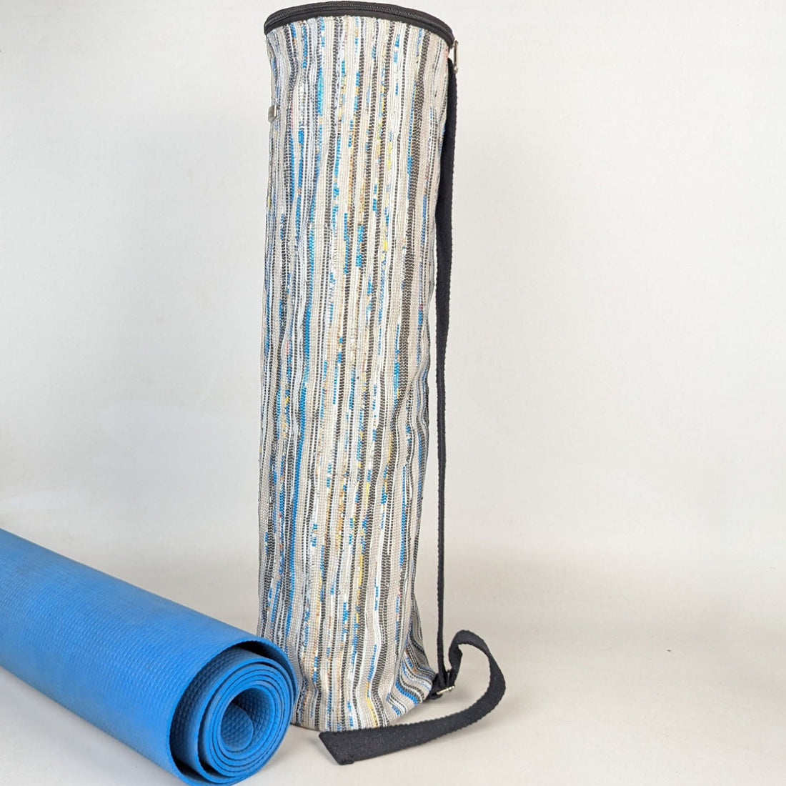 Upcycled Handwoven Yoga Mat Bag (YB0426-004) PS_W