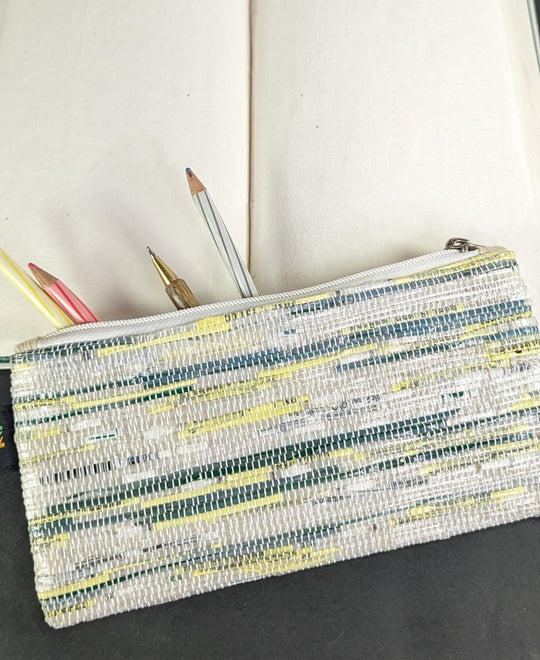Upcycled Handwoven Pencil Pouch (PP0524-009) PS_W