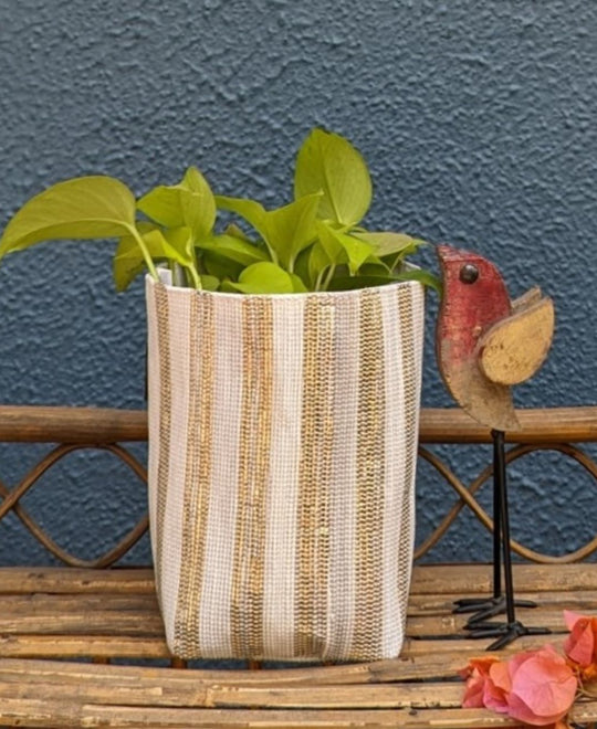 Upcycled Handwoven Grow Pot Medium (GPM0424-008) PS_W