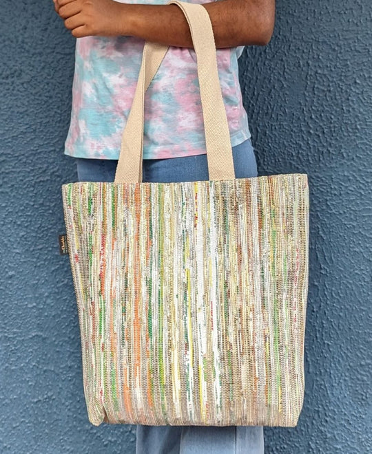 Upcycled Handwoven Shop N Go (SNG0424-001)