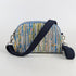 Yellow  Blue & White mix Upcycled Handwoven Designer Taco Sling (TSL0225-008) PS_W