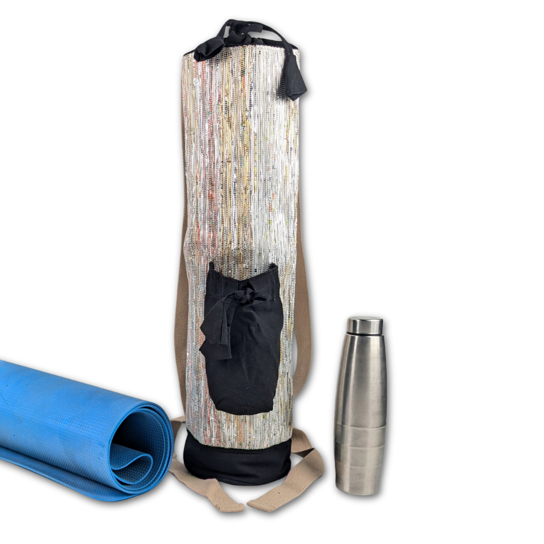 Upcycled Handwoven Yoga Bag (YB0325-001) PS_W