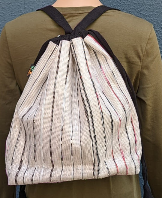(NLBP0324-113) MS_W Upcycled Handwoven Light Backpack