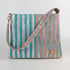 Multicolored Striped Upcycled Handwoven Trapeze Tote (TT1124-005) PS_W