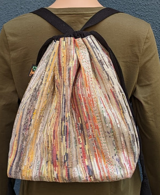 (NLBP0324-110) MS_W Upcycled Handwoven Light Backpack