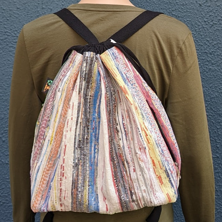 (NLBP0324-111) MS_W Upcycled Handwoven Light Backpack