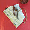 D-mart Wrappers Upcycled Handwoven Cutlery Kit (CK0324-118)